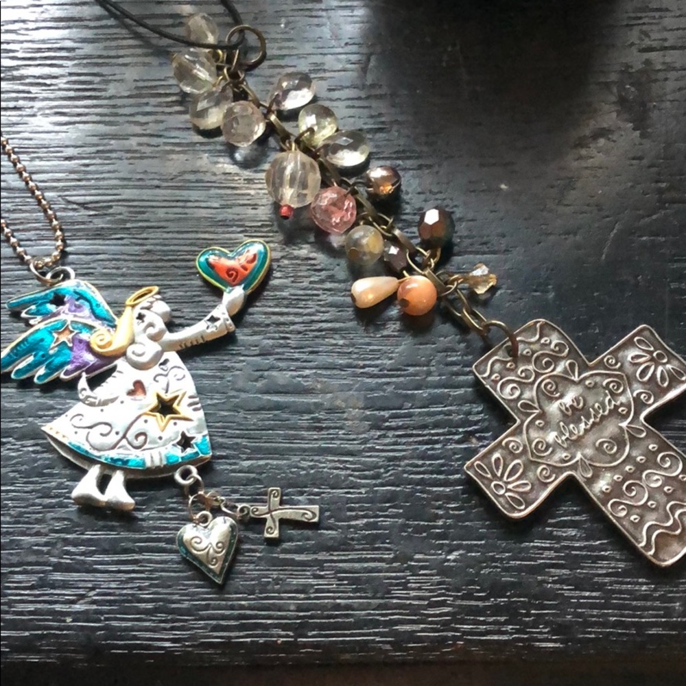 2 car mirror charms
